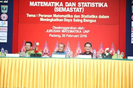 Seminar Nasional Matematik dan Statistika